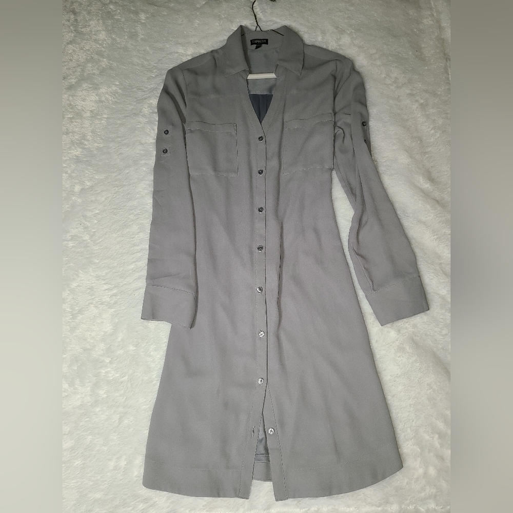 Express gray dress size 8